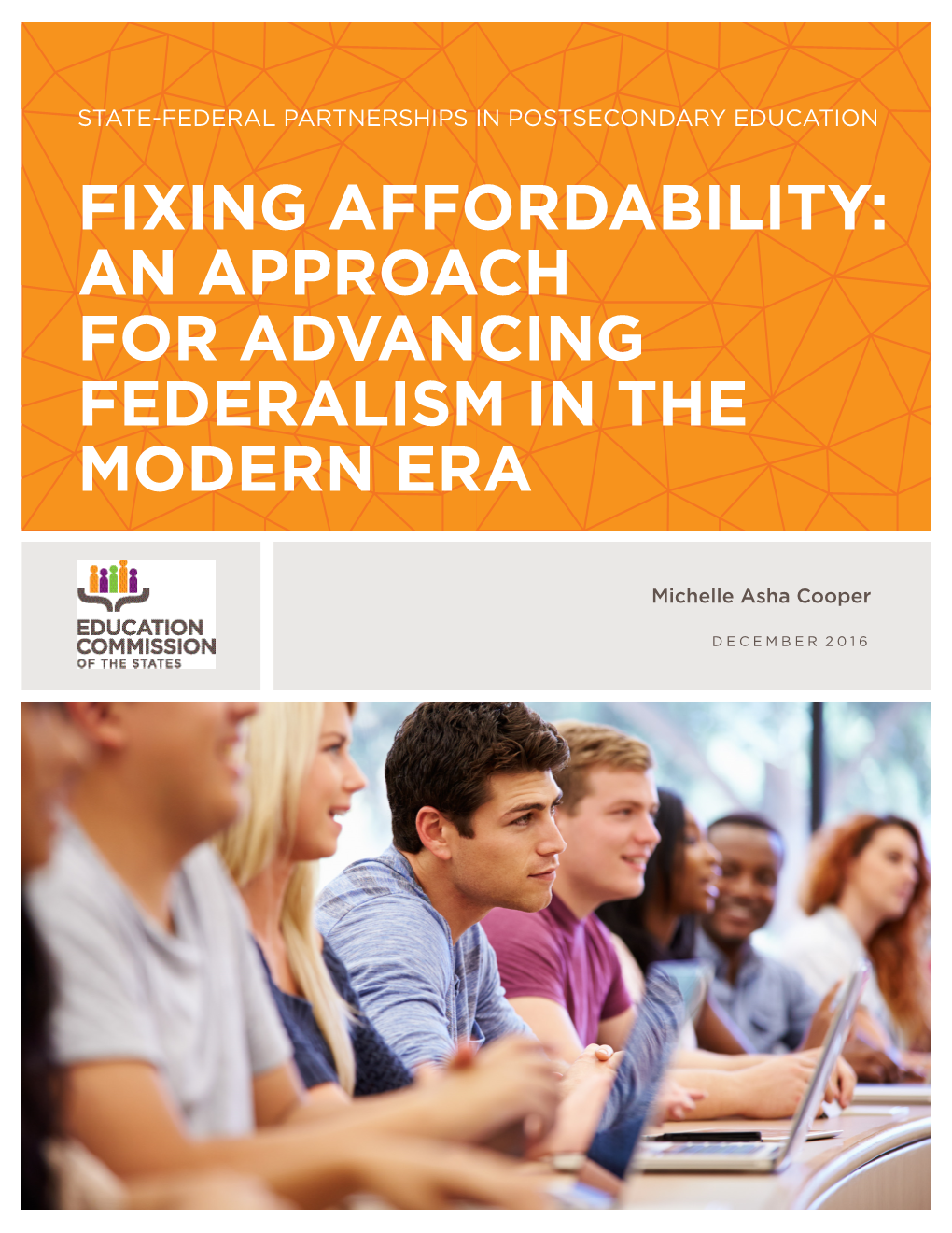 Fixing Affordability: an Approach for Advancing Federalism in the Modern Era