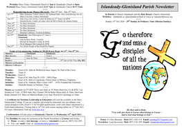 Islandeady-Glenisland-Parish-Newsletter-18Th-October