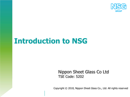Introduction to NSG