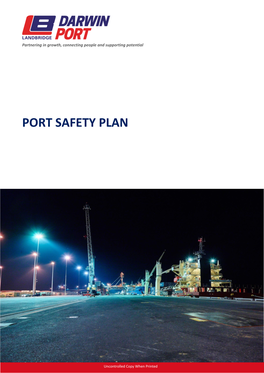 Port Safety Plan
