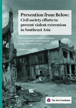 Prevention from Below: Civil Society Efforts to Prevent Violent Extremism in Southeast Asia