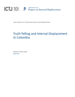 Truth-Telling and Internal Displacement in Colombia