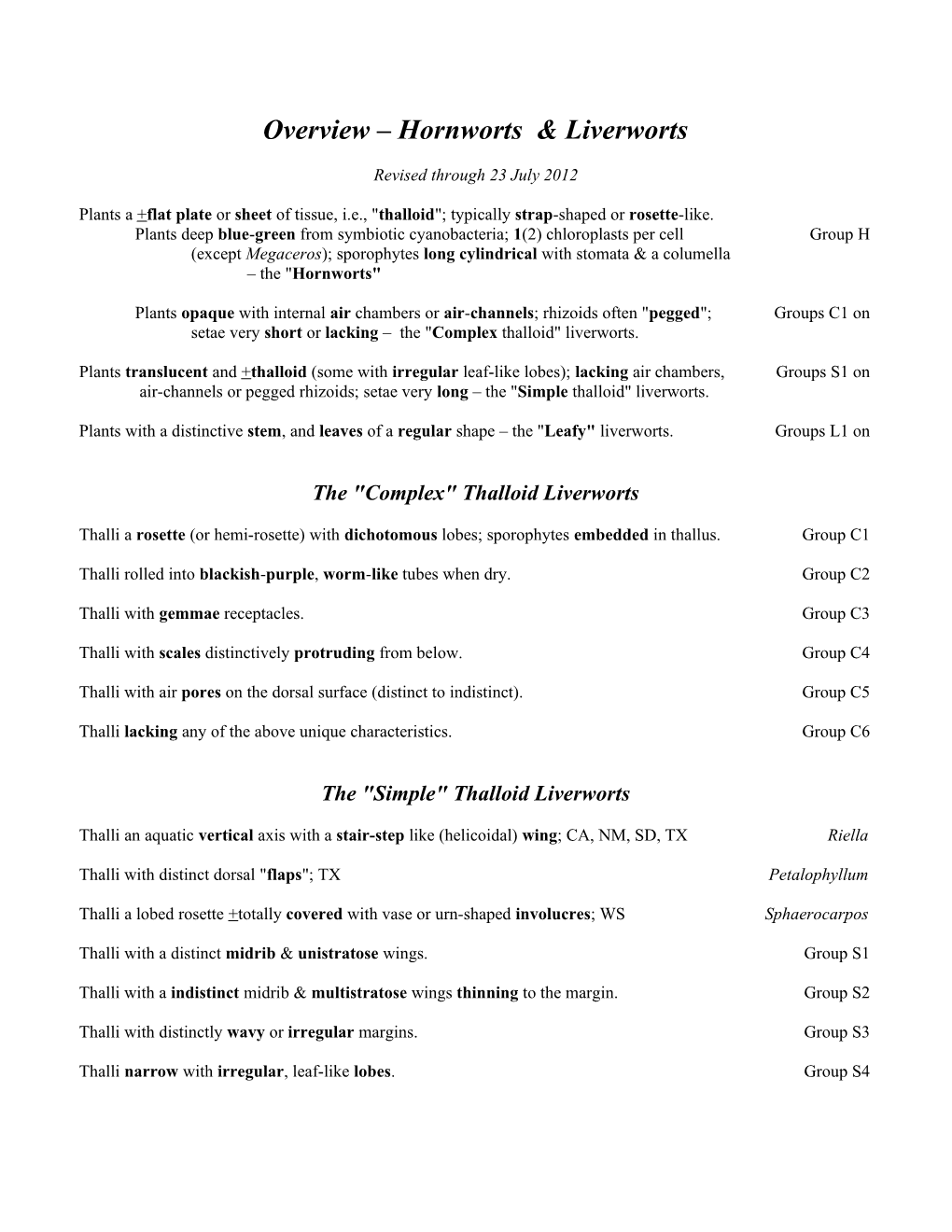 Sargent S Guide for the Identification