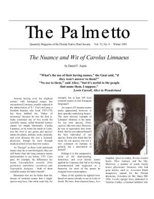 The Nuance and Wit of Carolus Linnaeus
