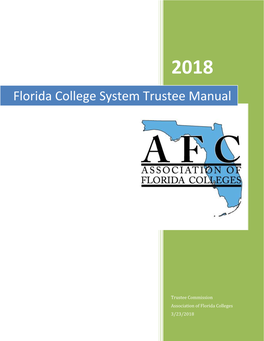 Florida College System Trustee Manual