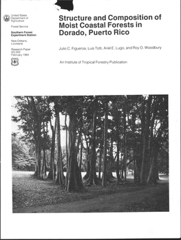 Structure and Composition of Moist Coastal Forests in Dorado, Puerto Rico