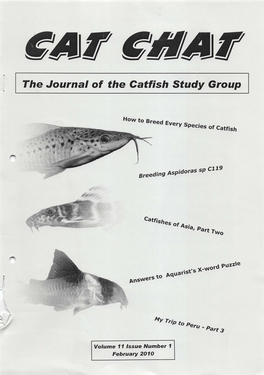 The Journal of the Catfish Study Group