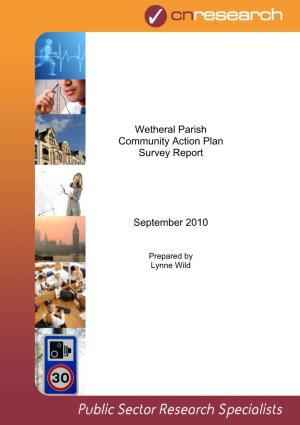 Wetheral Parish Community Action Plan 2010