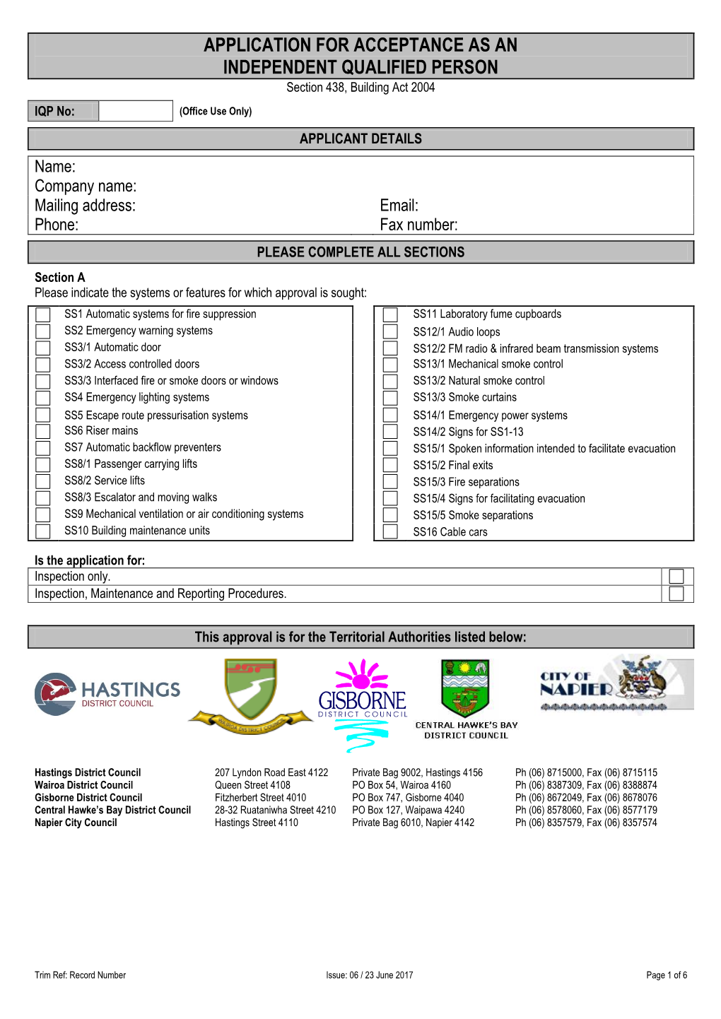 Application for IQP Approval