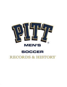 Pitt Soccer History.Indd