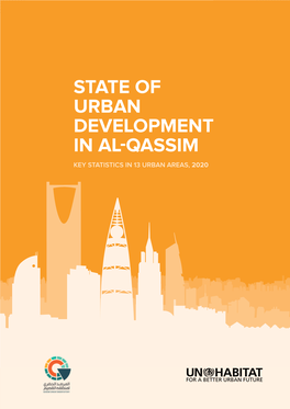 State of Urban Development in Al-Qassim Key Statistics in 13 Urban Areas, 2020