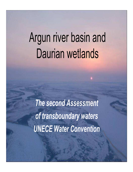 Argun River Basin and Daurian Wetlands