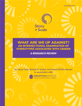 What Are We up Against? an Intersectional Examination of Stereotypes Associated with Gender a Research Review