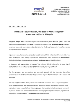 Mm2 Asia Press Release