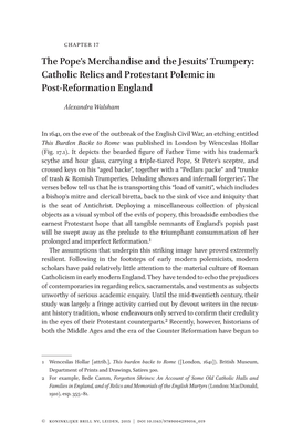Catholic Relics and Protestant Polemic in Post-Reformation England