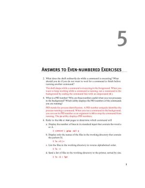 Answers to Even-Numbered Exercises