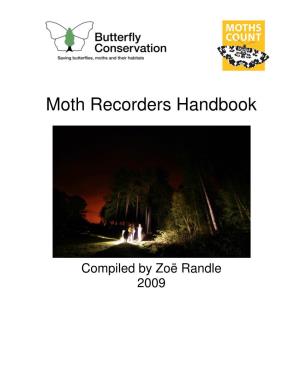 Moth Recorders Handbook