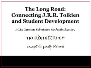 The Long Road: Connecting J.R.R. Tolkien and Student Development