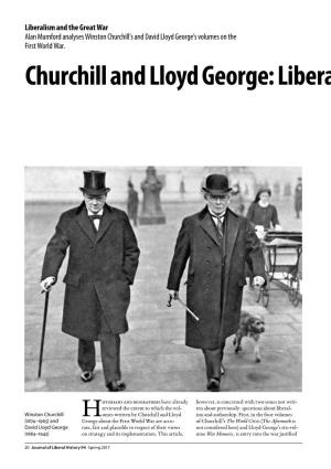 Churchill and Lloyd George: Liberal Authors on the First World War?