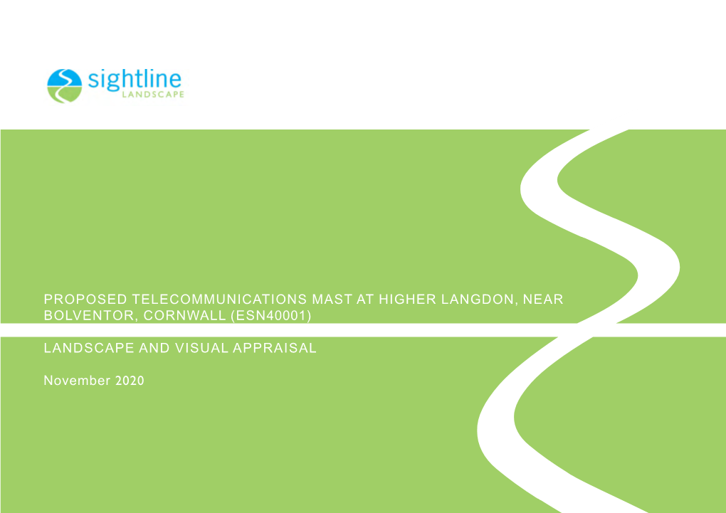Proposed Telecommunications Mast at Higher Langdon, Near Bolventor, Cornwall (Esn40001)
