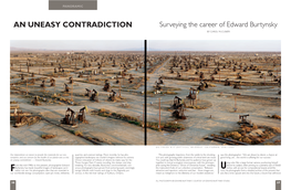 AN UNEASY CONTRADICTION Surveying the Career of Edward Burtynsky by CAROL M CCUSKER