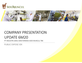 Company Presentation Update 6M20