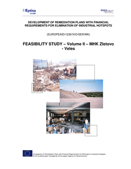 FEASIBILITY STUDY – Volume II – MHK Zletovo - Veles