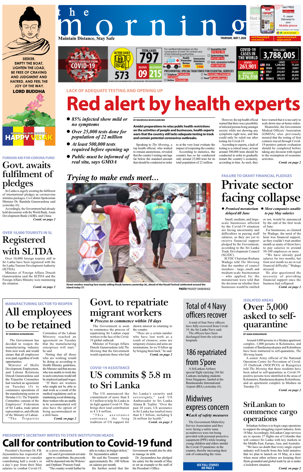 Red Alert by Health Experts