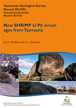 New SHRIMP U–Pb Zircon Ages from Tasmania