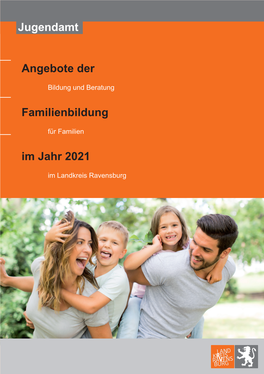 Angebote Der Familienbildung Im Jahr 2021 Landkreis Ravensburg