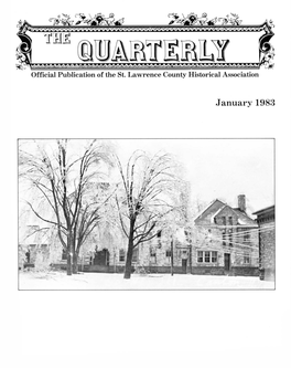 THE QUARTERLY Official Publication of the St