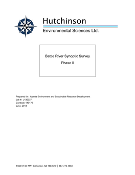 Battle River Synoptic Survey Phase II