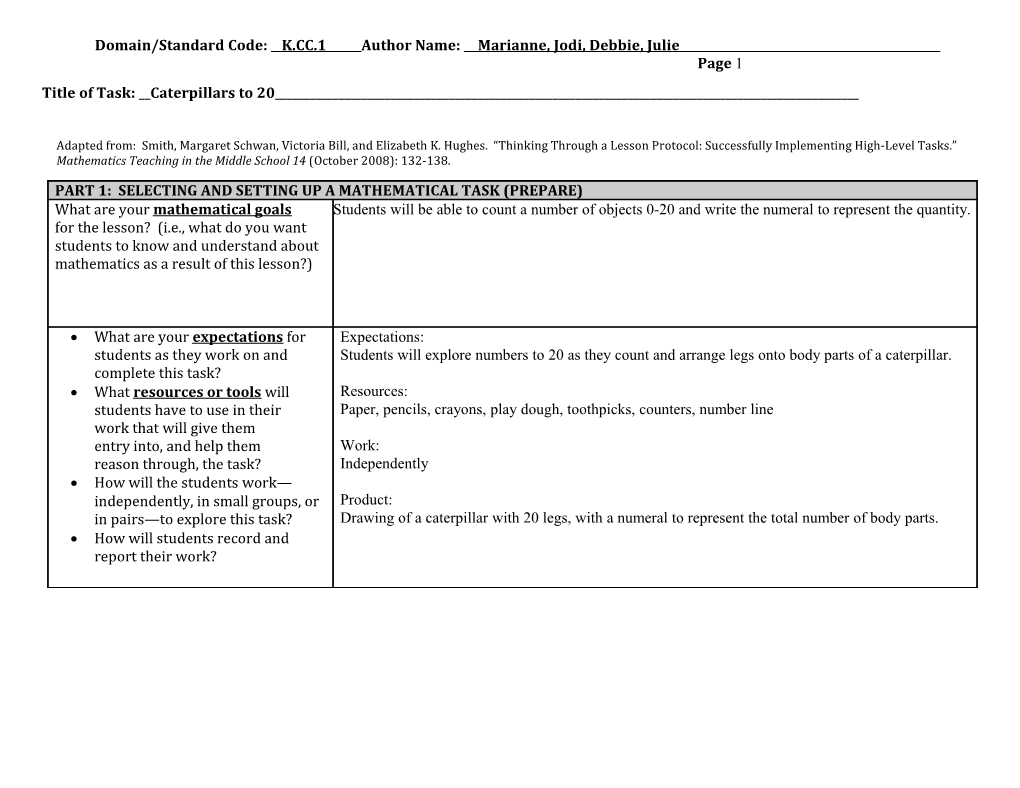 Thinking Through a Lesson Protocol (TTLP) Template s4