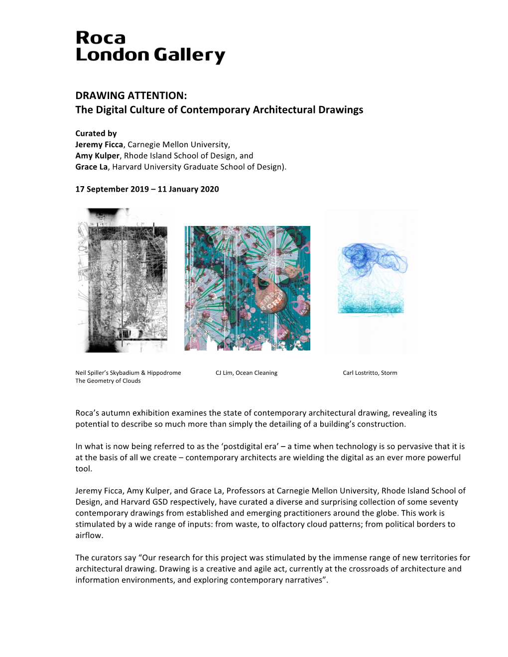 DRAWING ATTENTION: the Digital Culture of Contemporary Architectural Drawings