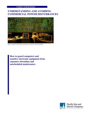 Understanding and Avoiding Commercial Power Disturbances