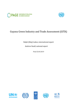 Guyana Green Industry and Trade Assessment (GITA)