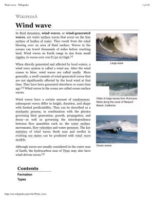 Wind Wave - Wikipedia 1 of 16