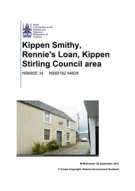 Kippen Smithy, Rennie's Loan, Kippen Stirling Council Area