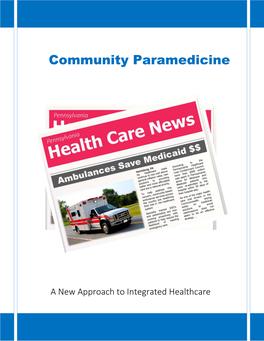 Community Paramedicine