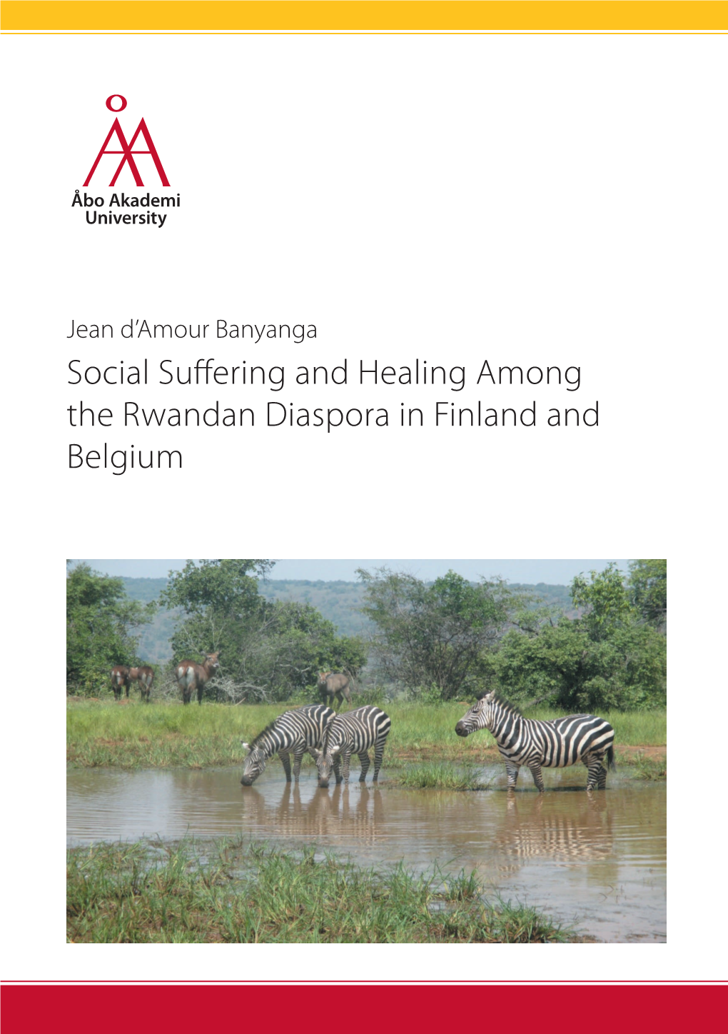 Jean D'amour Banyanga: Social Suffering and Healing Among The