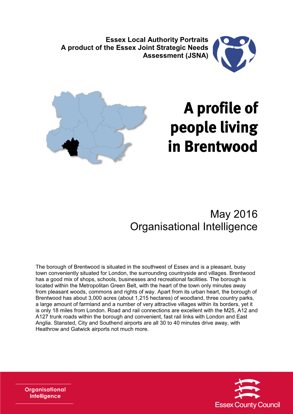 A Profile of People Living in Brentwood