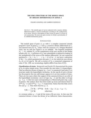 The Fine Structure of the Moduli Space of Abelian Differentials in Genus 3