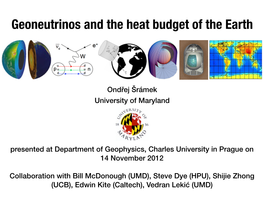 Geoneutrinos and the Heat Budget of the Earth