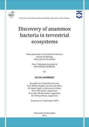 Discovery of Anammox Bacteria in Terrestrial Ecosystems