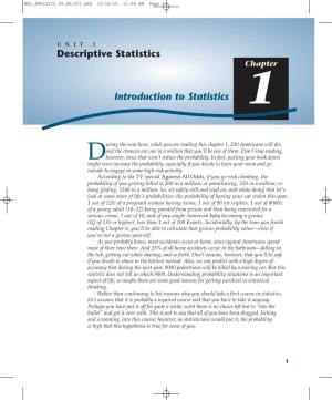 Descriptive Statistics Chapter