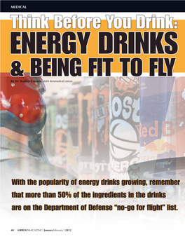 Energy Drink Dangers