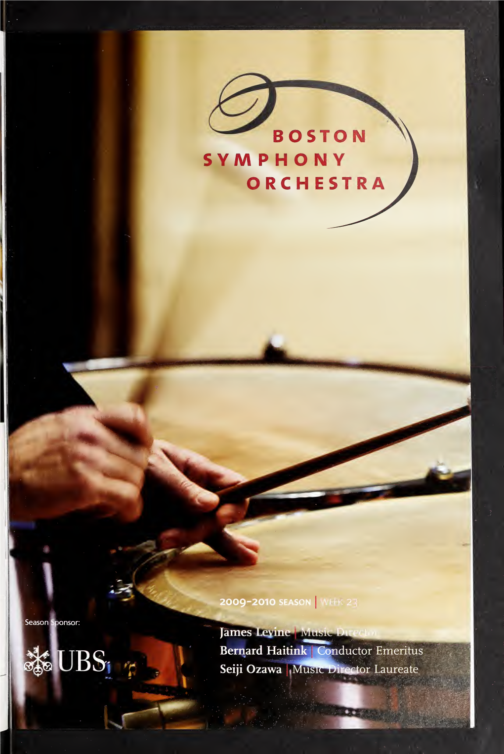 Boston Symphony Orchestra Concert Programs, Season 129, 2009-2010