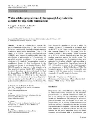 Article J Incl Phenom Macrocycl Chem 2007