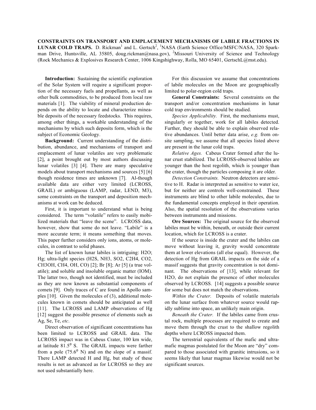 Water Organics and Mobile Elements in the Lunar Regolith V4 3