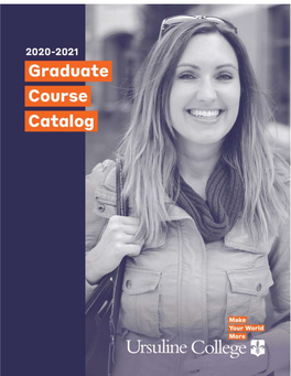 2020-2021 Graduate Studies Catalog